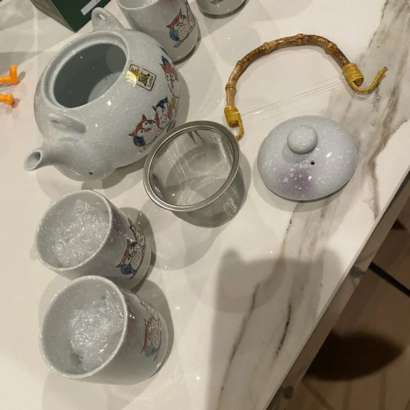 Owl tea set - Picture 3 of 5